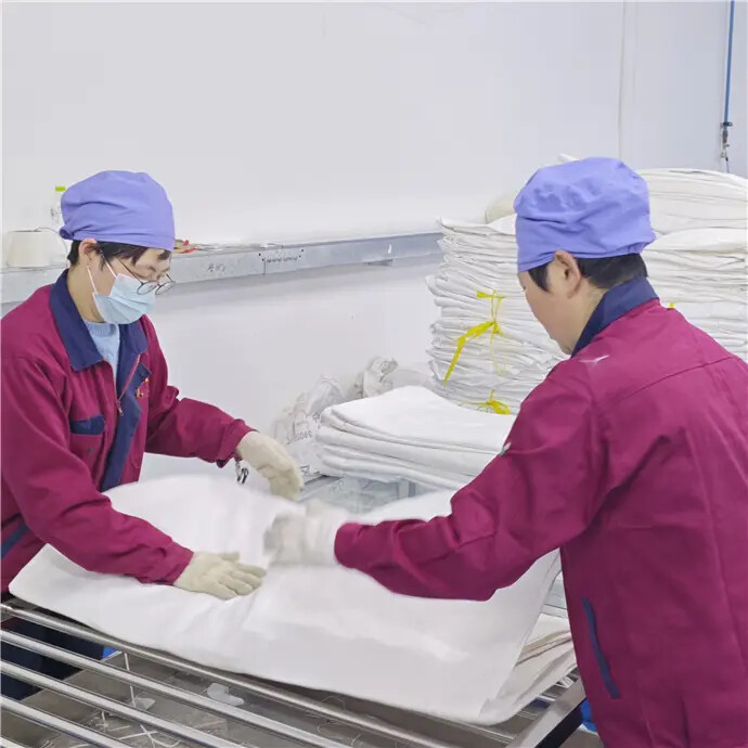 Dust-free workshop for food grade FIBC